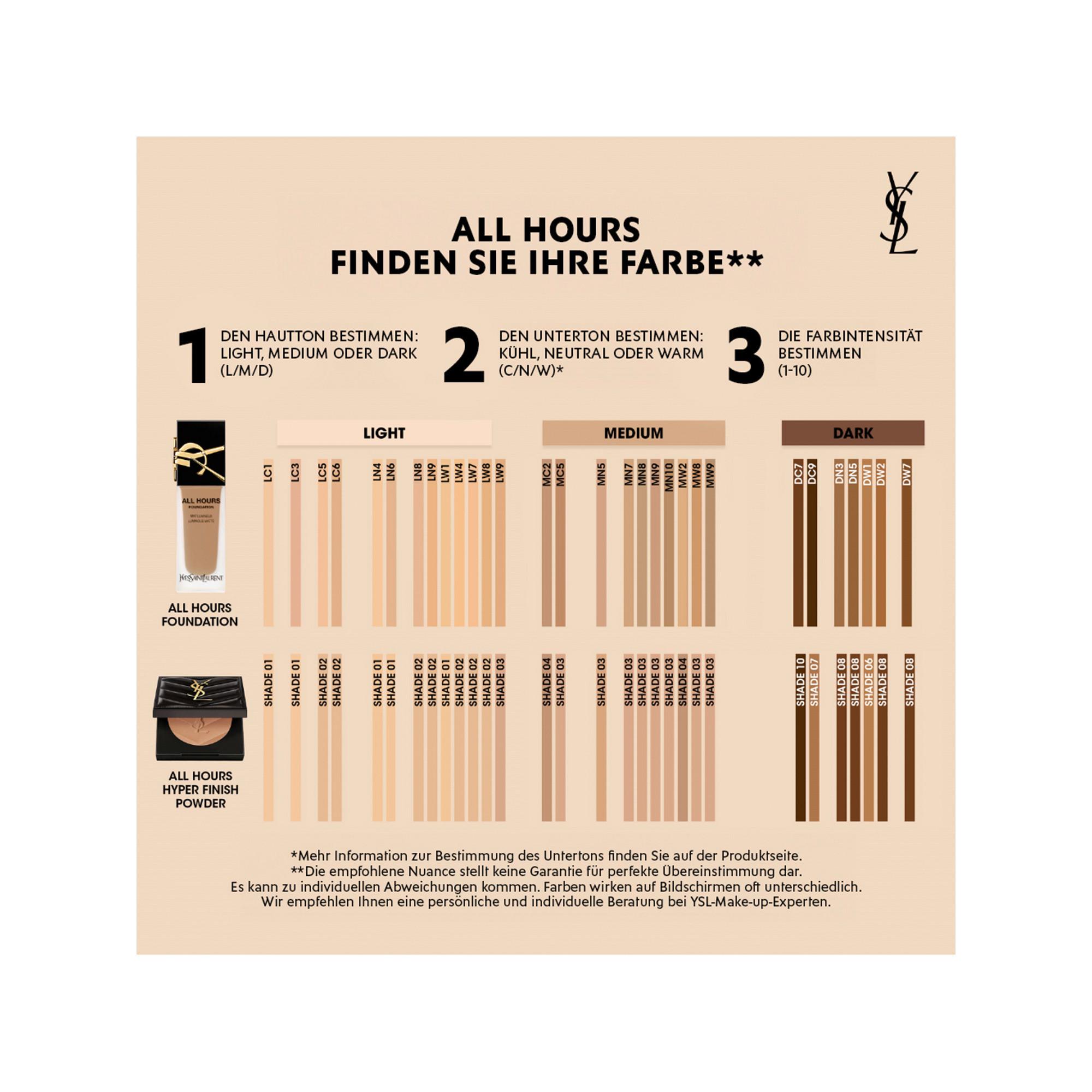 YSL All Hours Hyper Finish Puder