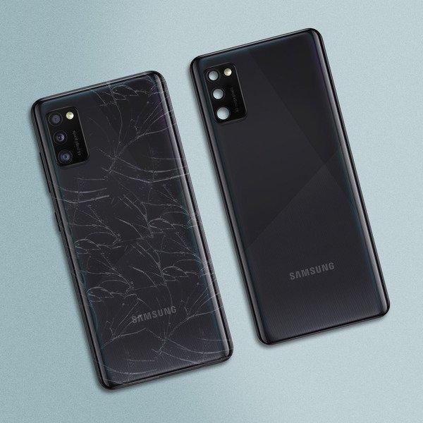 SAMSUNG Original Akkudeckel Samsung A41 Schwarz