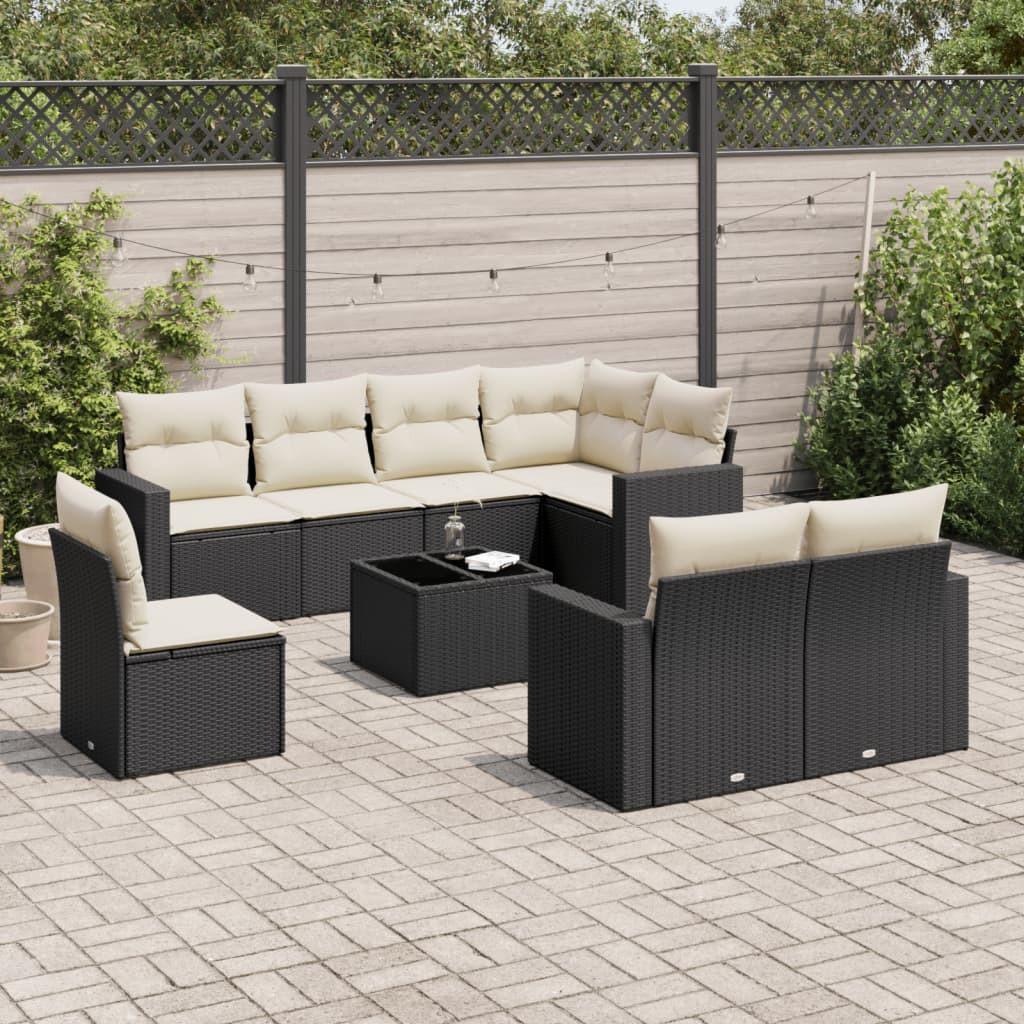 VidaXL Garten sofagarnitur poly-rattan