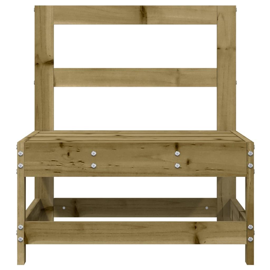 VidaXL Garten mittelsofa imprägniertes kiefernholz