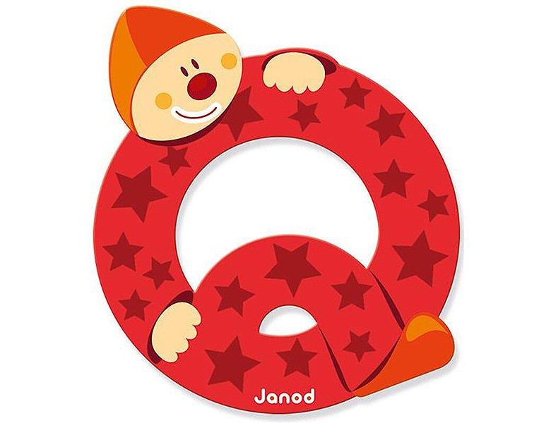 Janod Buchstaben Clown Q