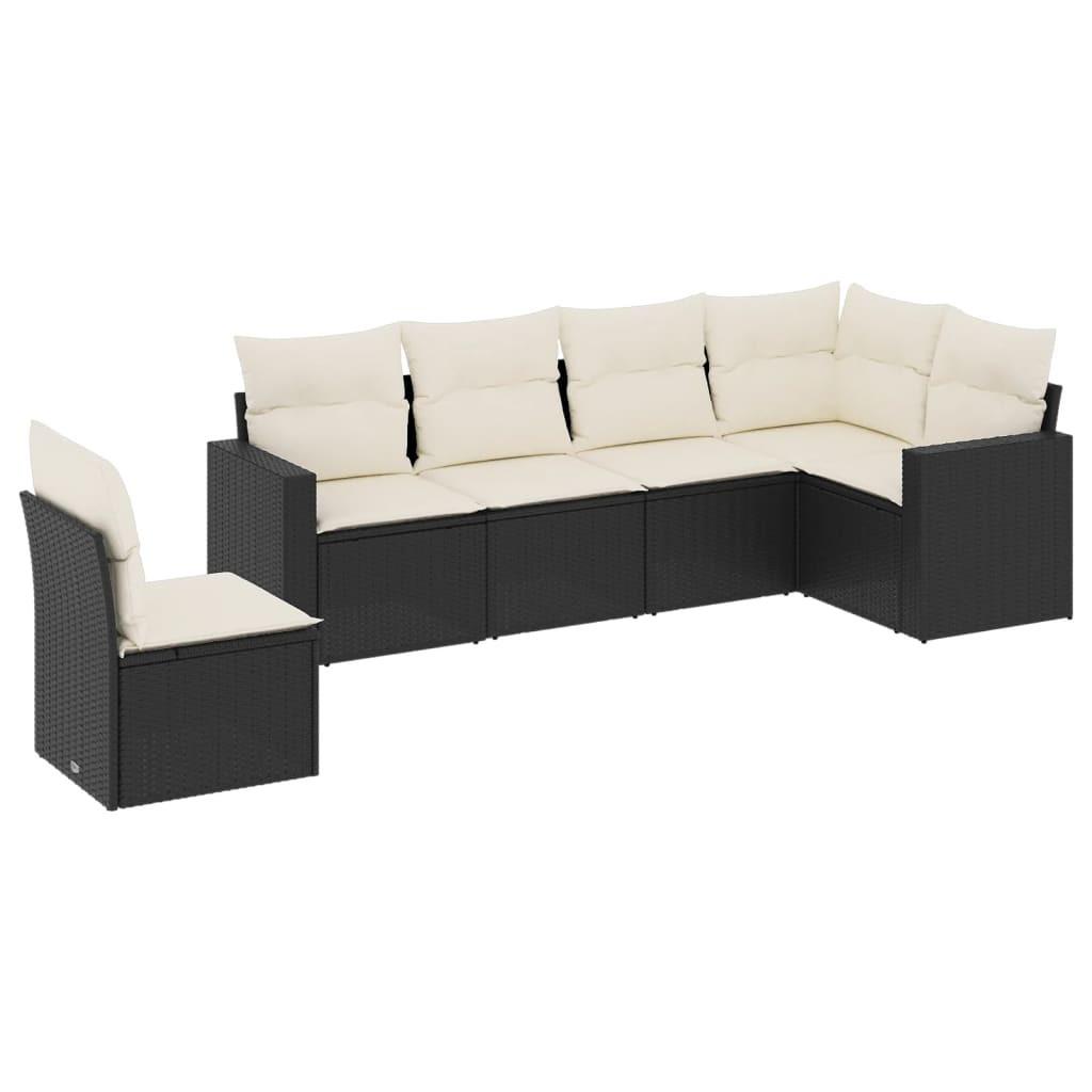 VidaXL Garten sofagarnitur poly-rattan