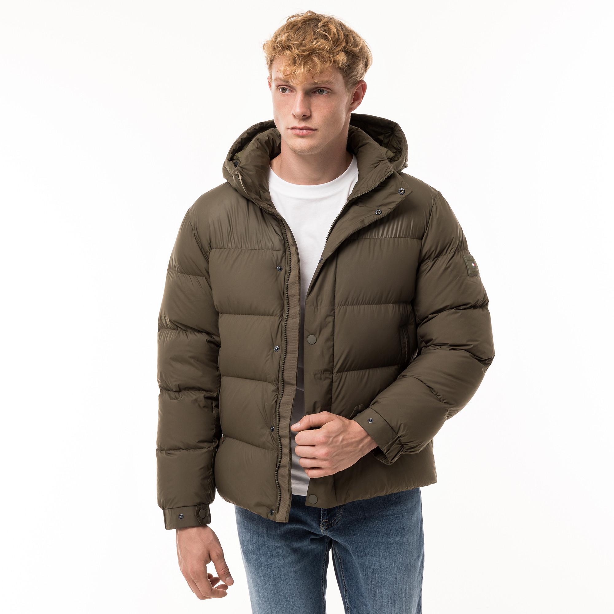 TOMMY HILFIGER MIX DOWN HOODED PUFFER JACKET Daunenjacke mit Kapuze
