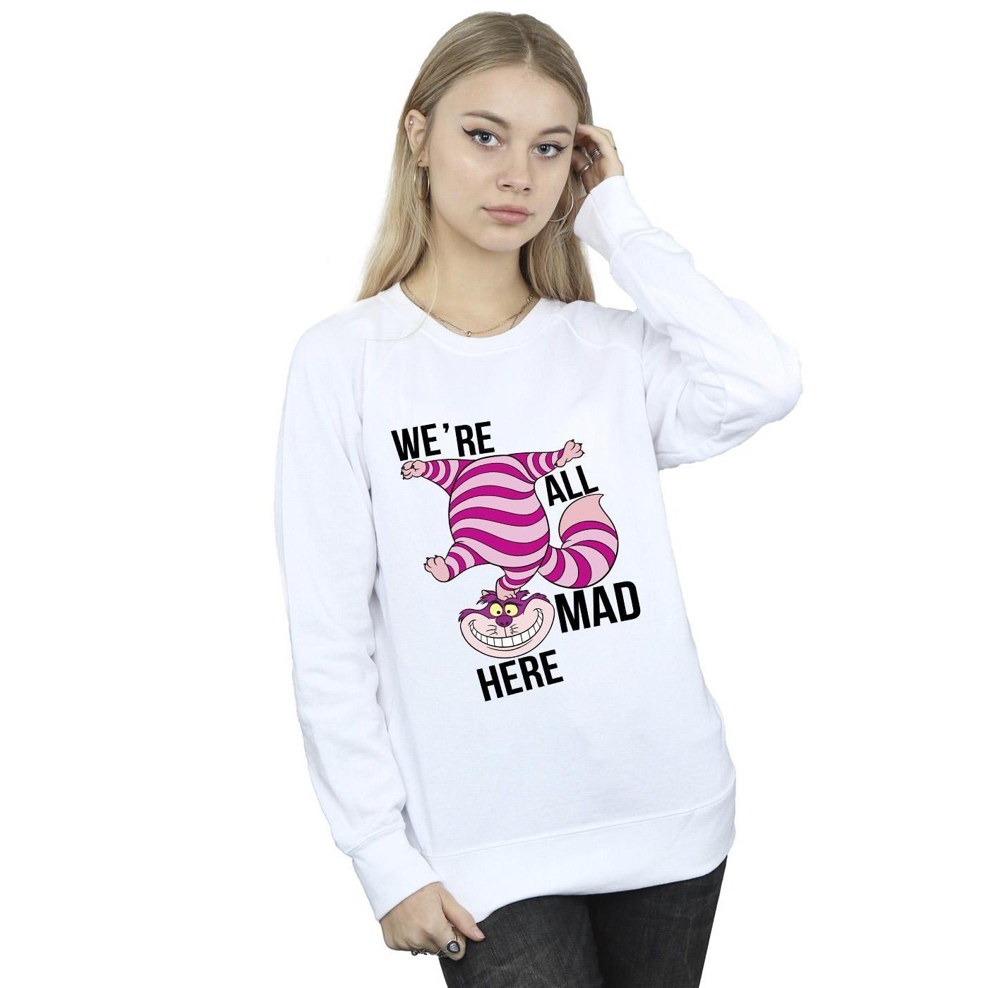 Disney Alice In Wonderland All Mad Here Sweatshirt