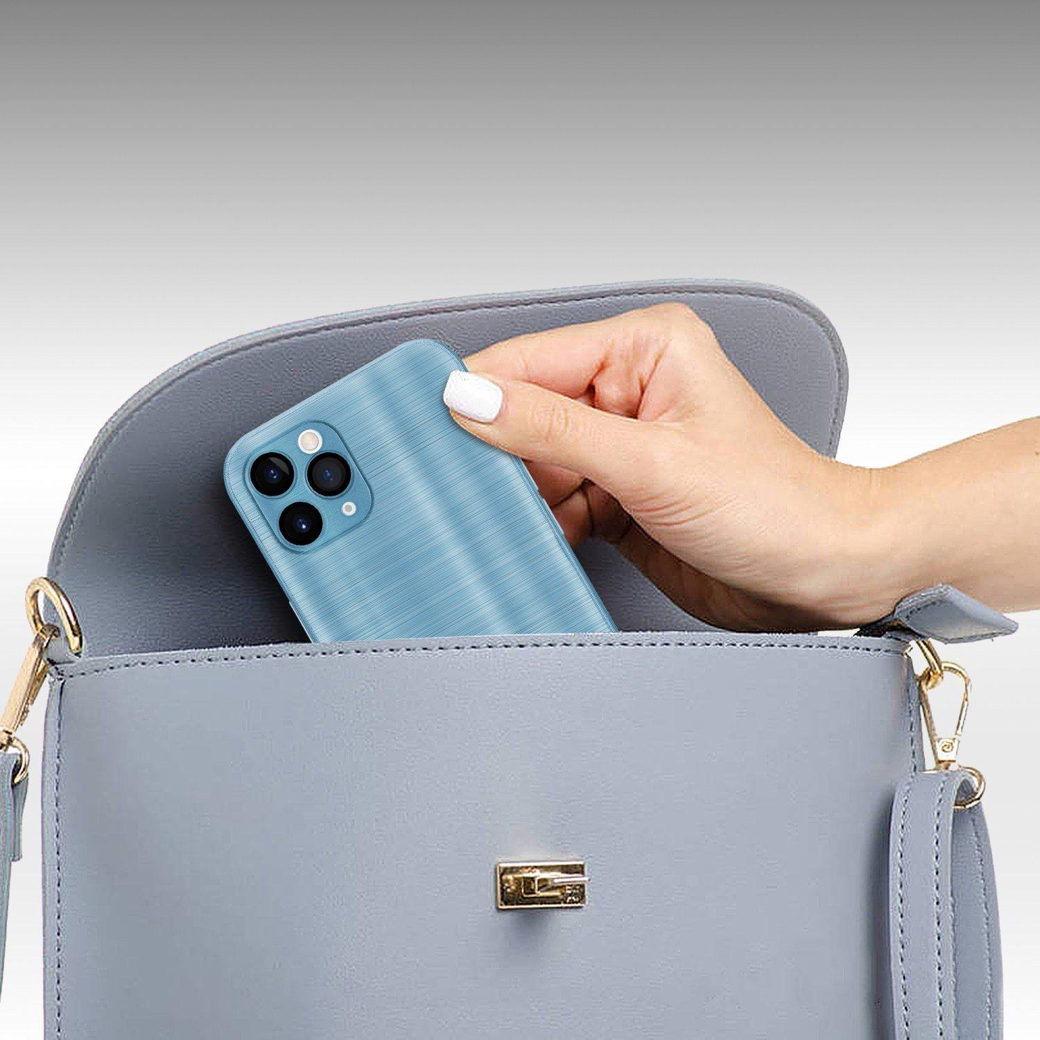 Cadorabo Hülle für Apple iPhone 11 PRO im Brushed Design