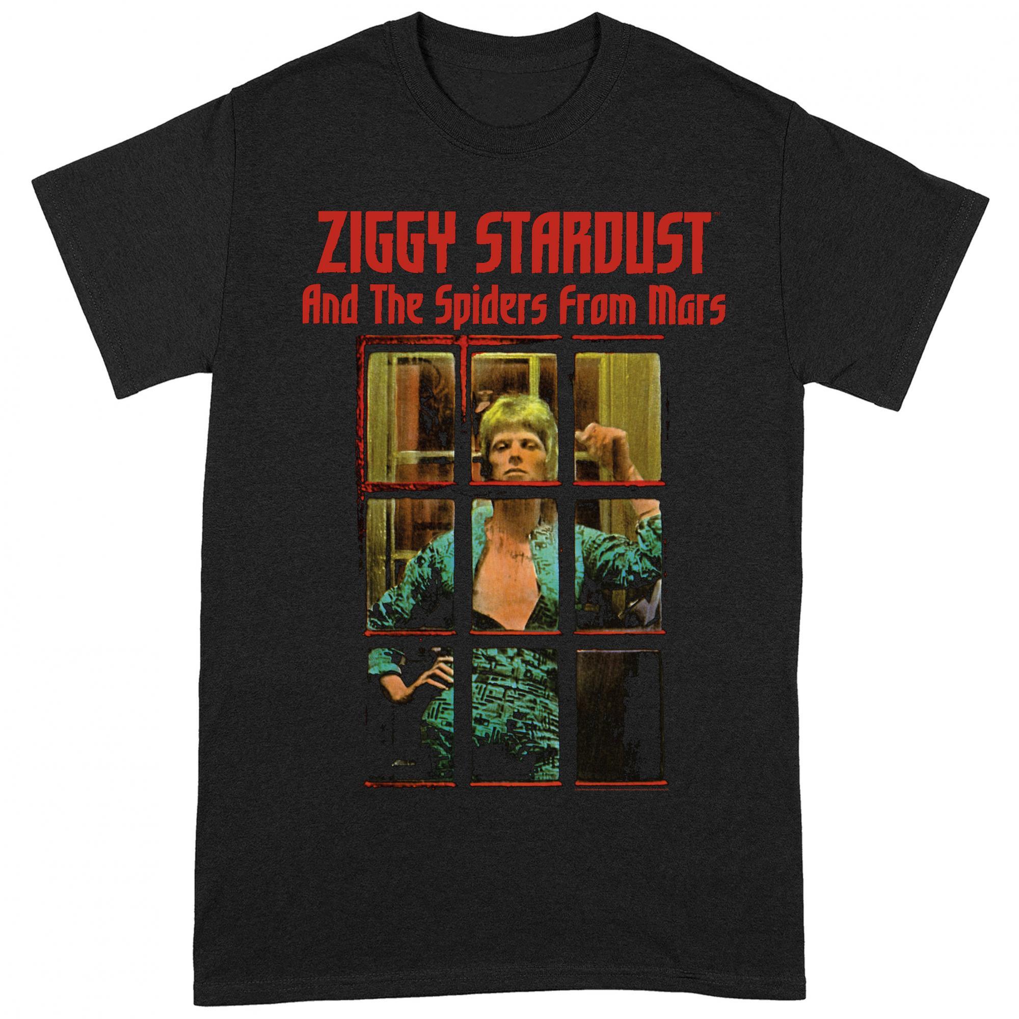 David Bowie Ziggy Stardust Grafikdruck T-Shirt