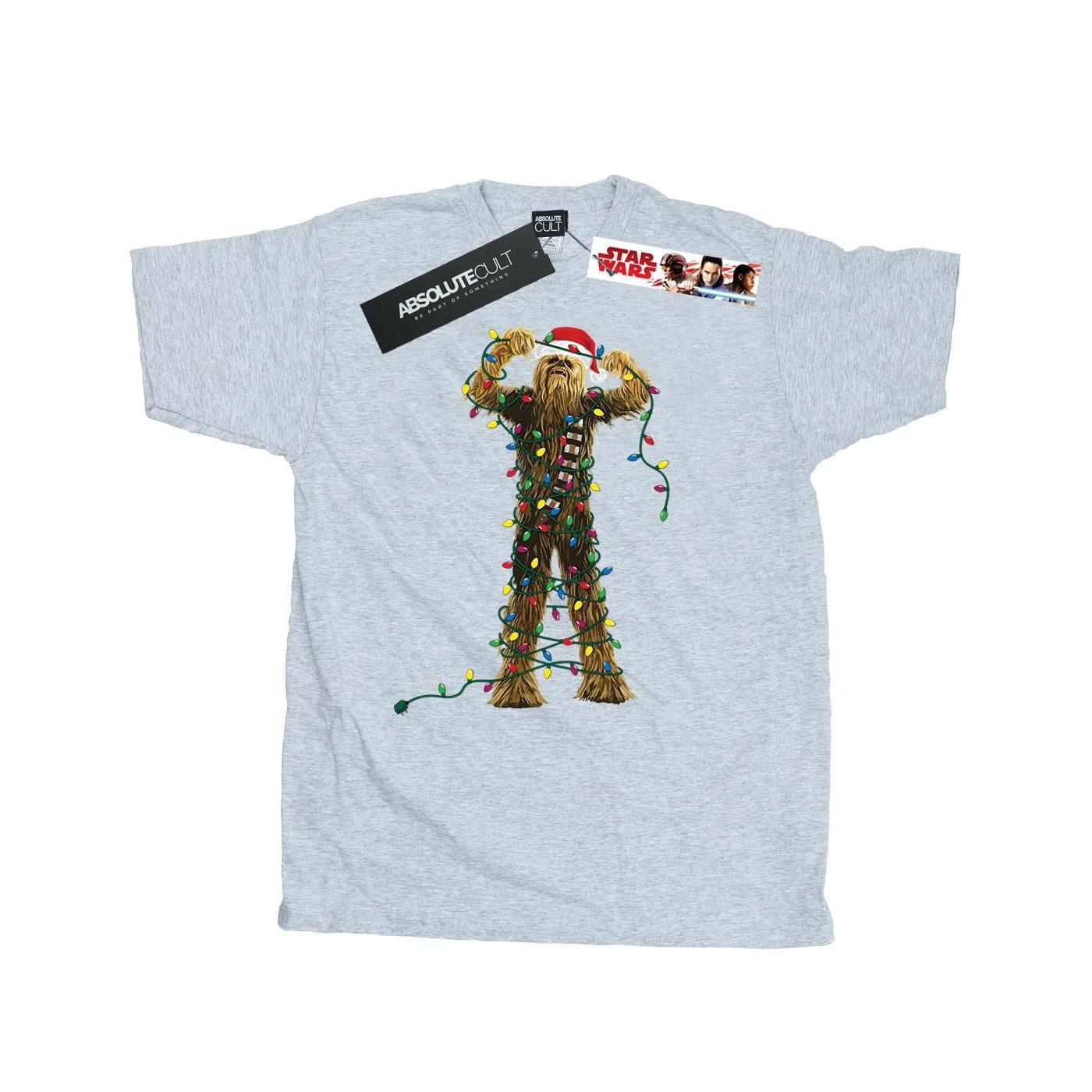 STAR WARS Star Wars Chewbacca Christmas Lights T-Shirt