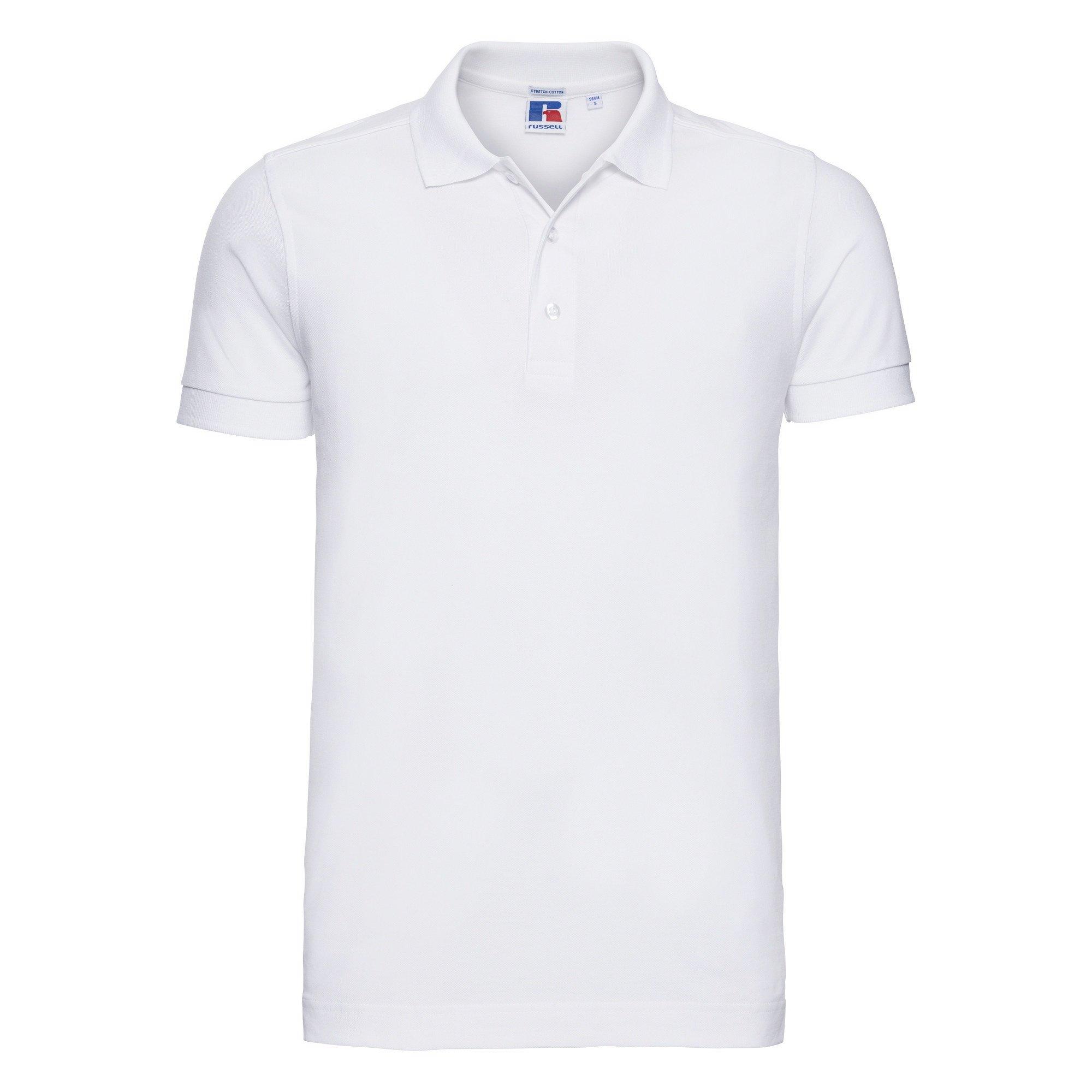 Russell Stretch PoloShirt Kurzarm Slim Fit