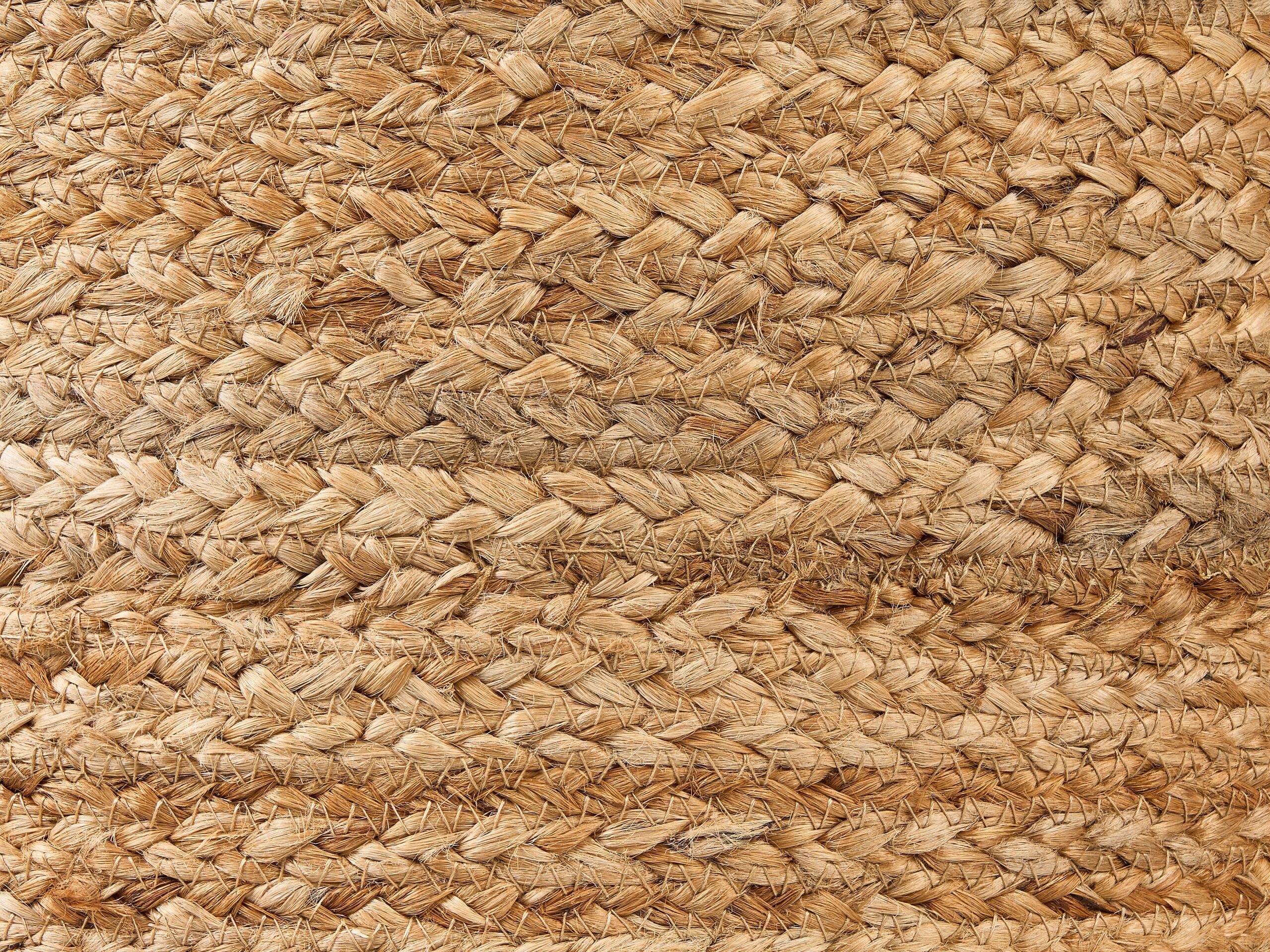 Beliani Pouf aus Jute Boho DALAMA