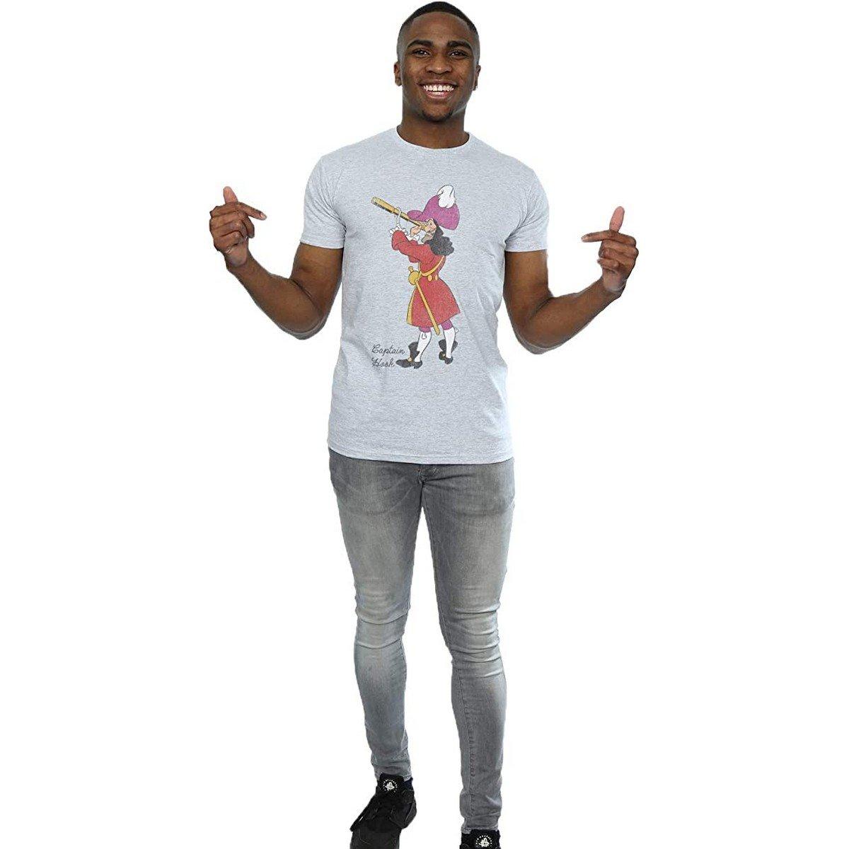 Peter Pan Classic Captain Hook Print T-Shirt