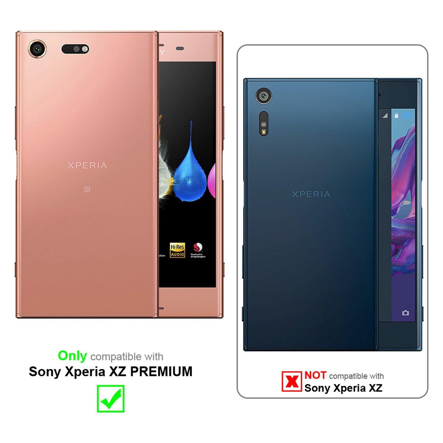 Cadorabo Hülle für Sony Xperia XZ PREMIUM TPU Silikon Matt
