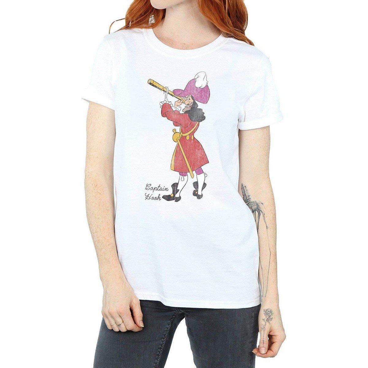 Peter Pan Classic Captain Hook Print T-Shirt