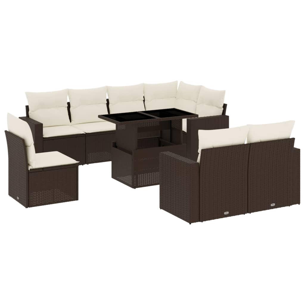 VidaXL Garten sofagarnitur poly-rattan