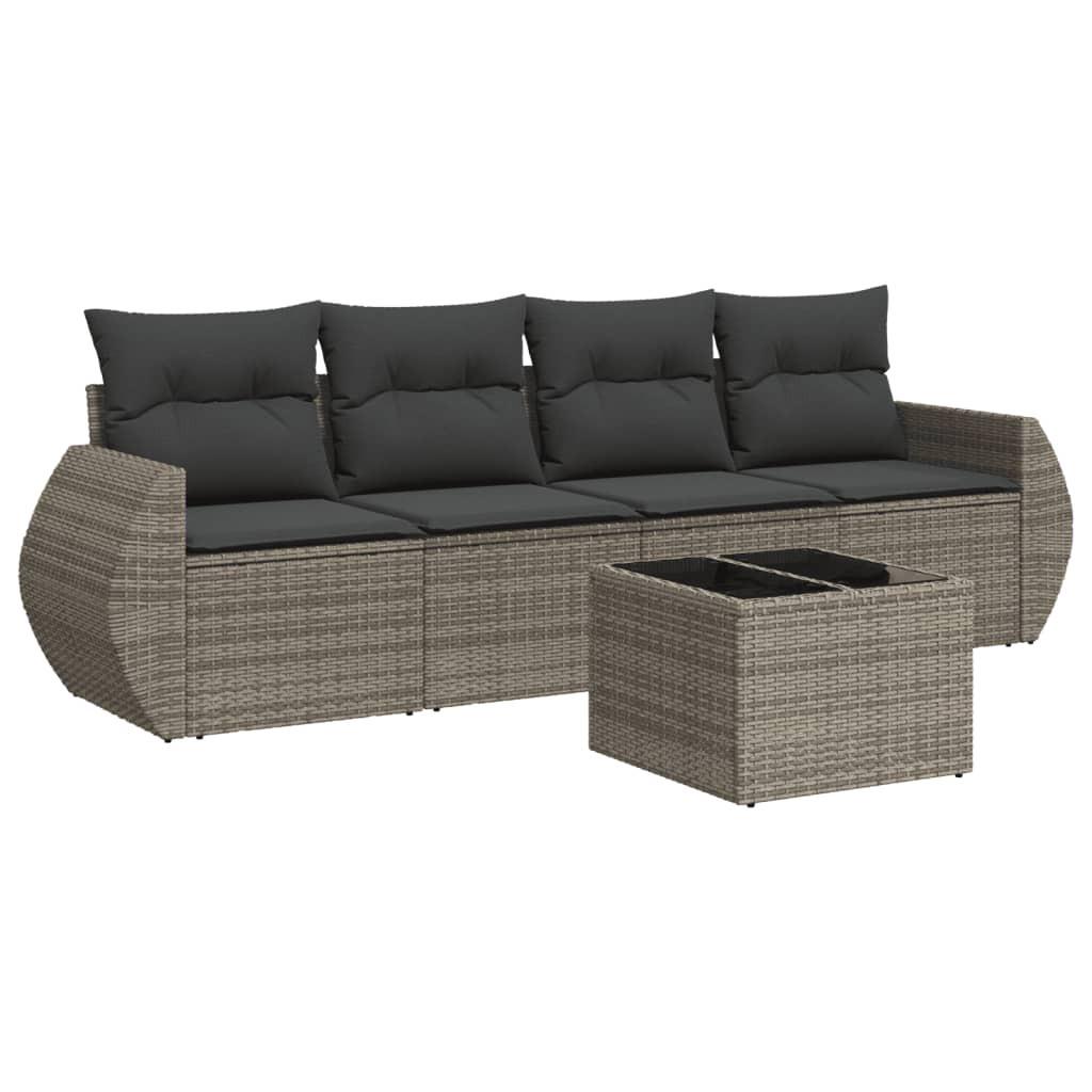 VidaXL Garten sofagarnitur poly-rattan