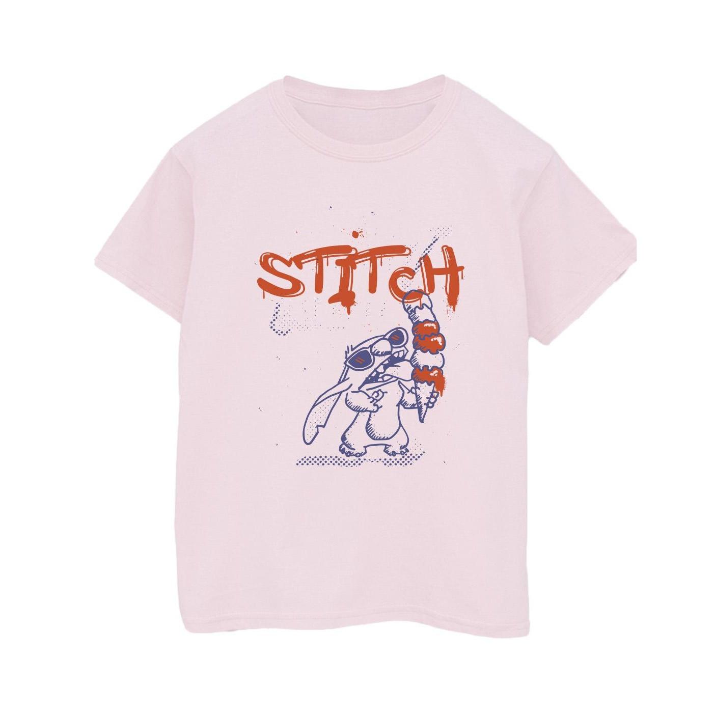 Disney Stitch Grafik Print T-Shirt