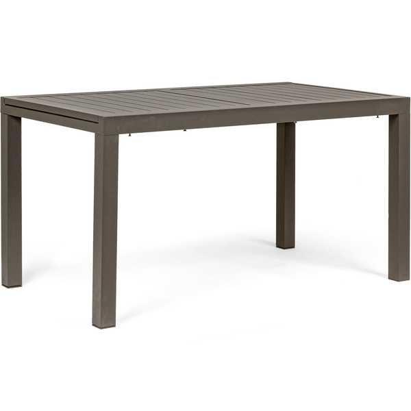 mutoni Garten Ausziehtisch Hilde 140-210x77 Coffee