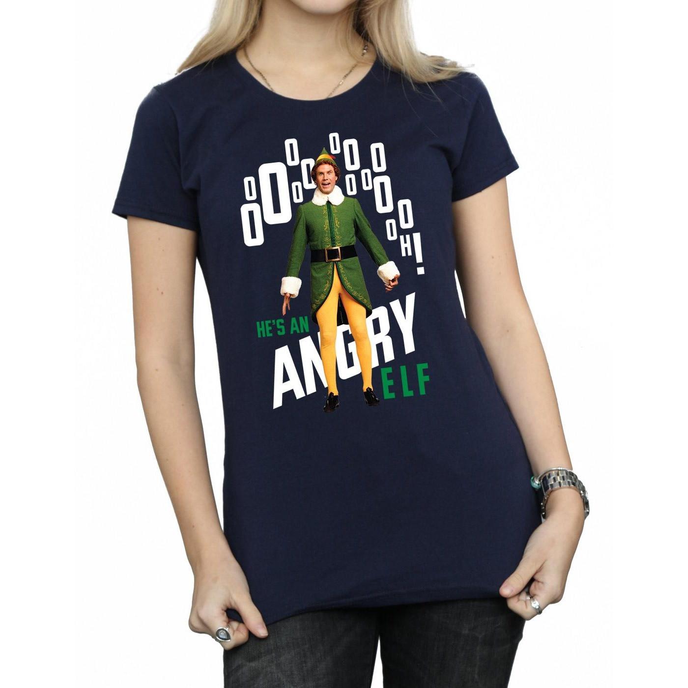 Elf Angry Bedrucktes T-Shirt