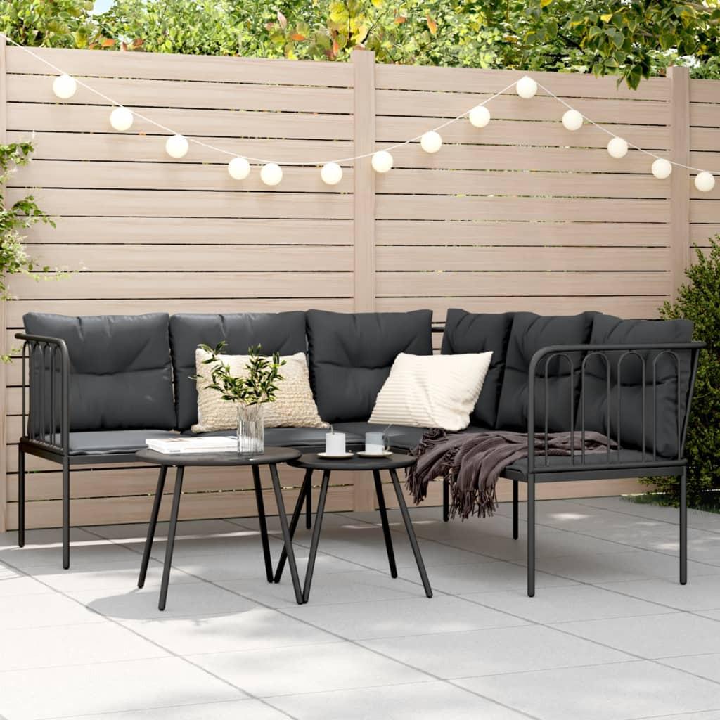 VidaXL Gartensofa stahl