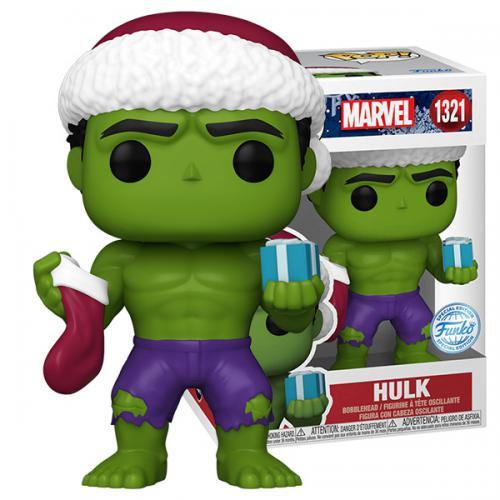 Funko Funko POP! Marvel: Hulk Holiday Santa Hat (1321) EXM