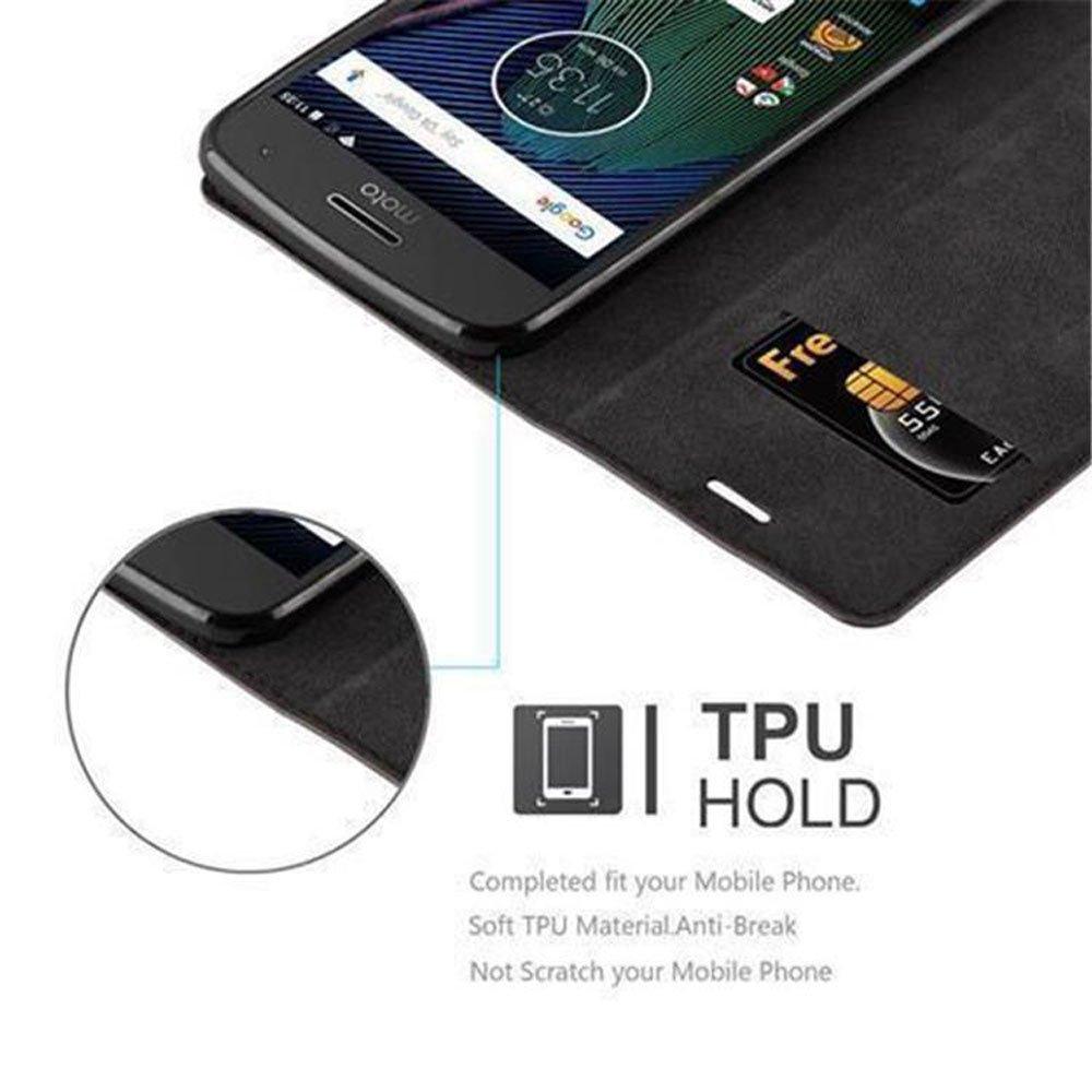 Cadorabo Hülle für Motorola MOTO G5 PLUS Magnetverschluss, Kartenfach