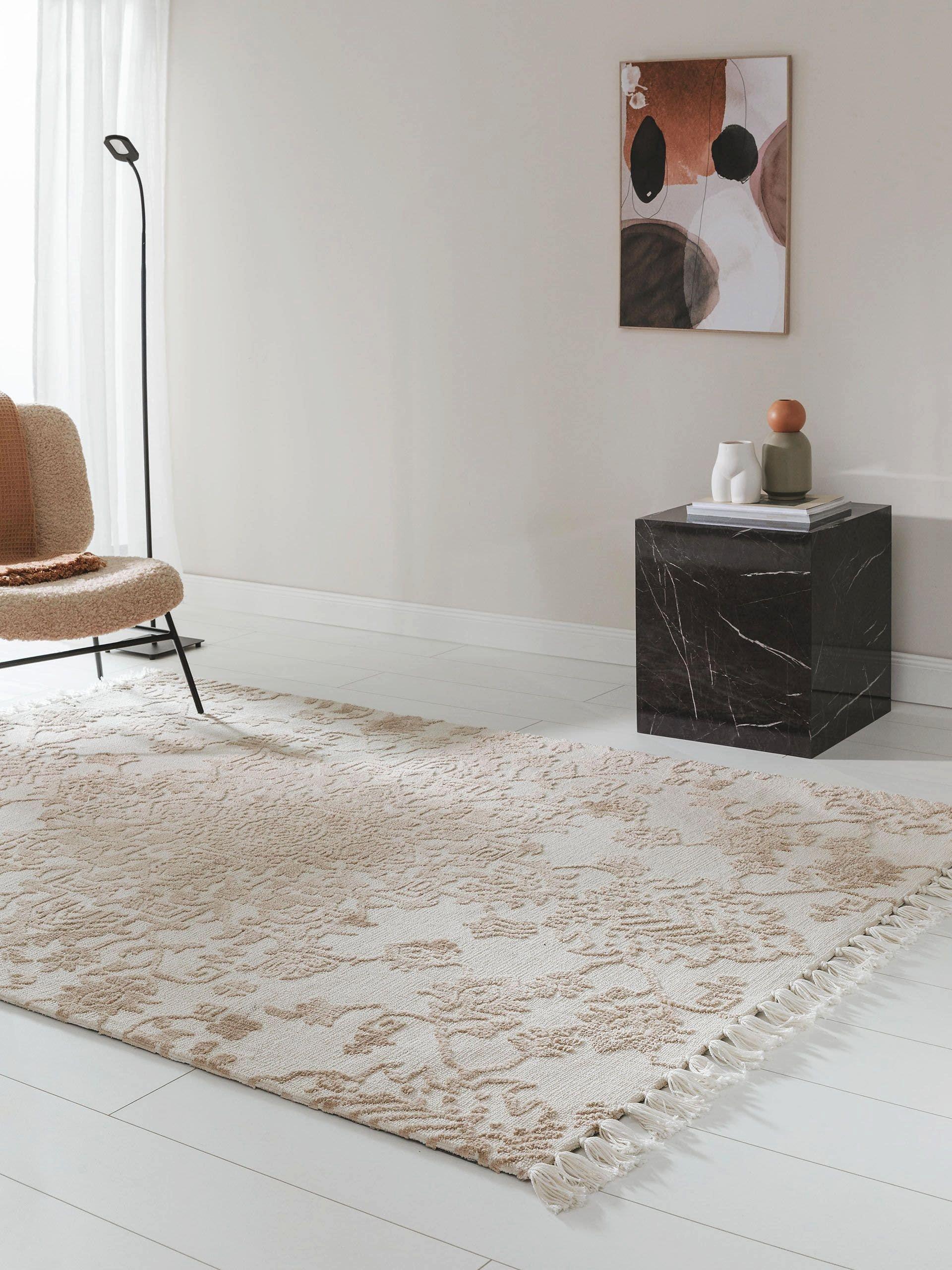 Benuta Teppich Elias Beige