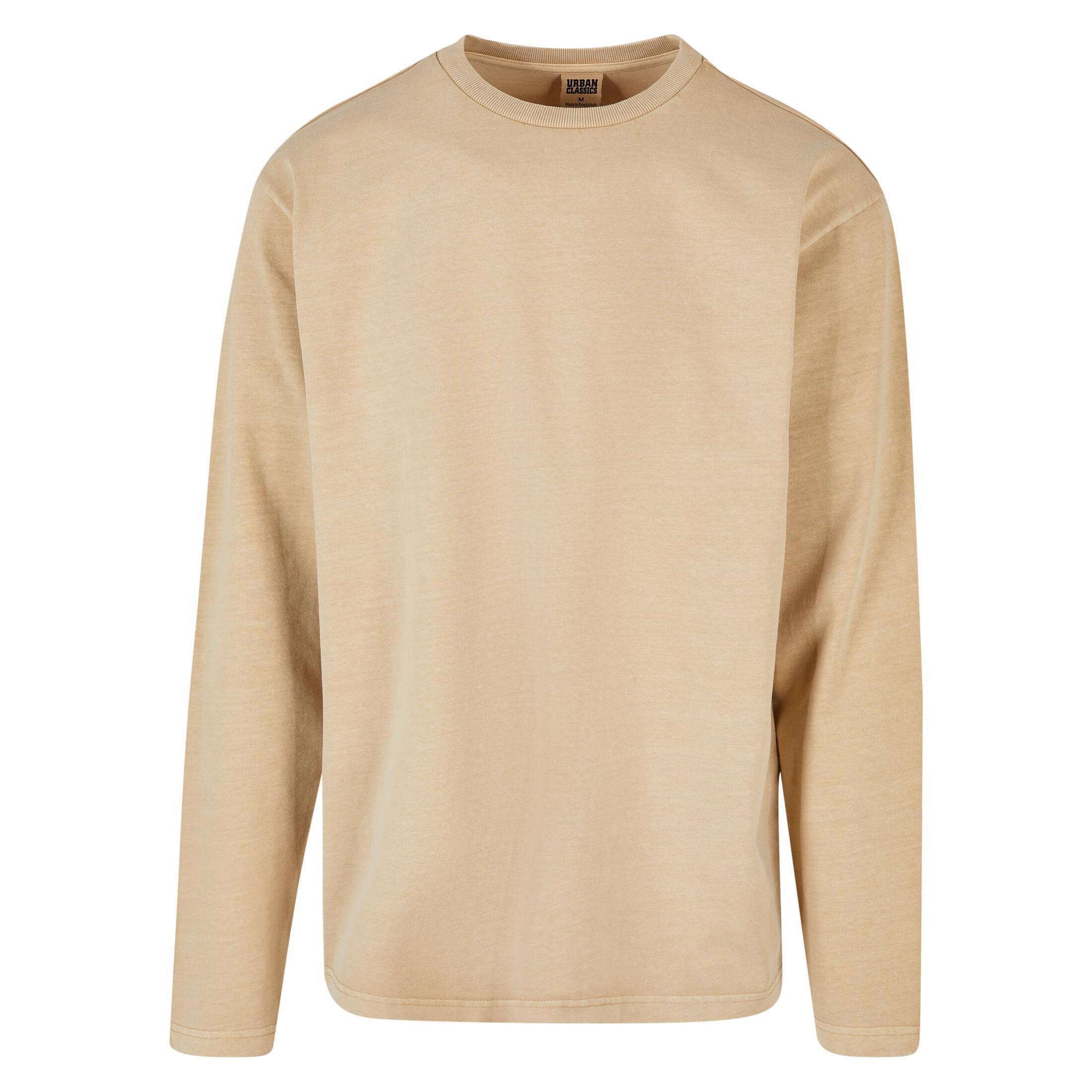 URBAN CLASSICS Oversize Langarm Heavy Garment Dye T-Shirt