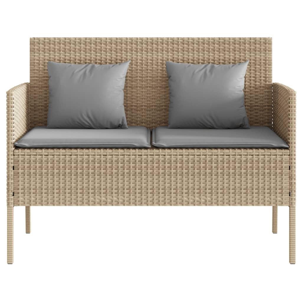 VidaXL Gartenbank poly-rattan