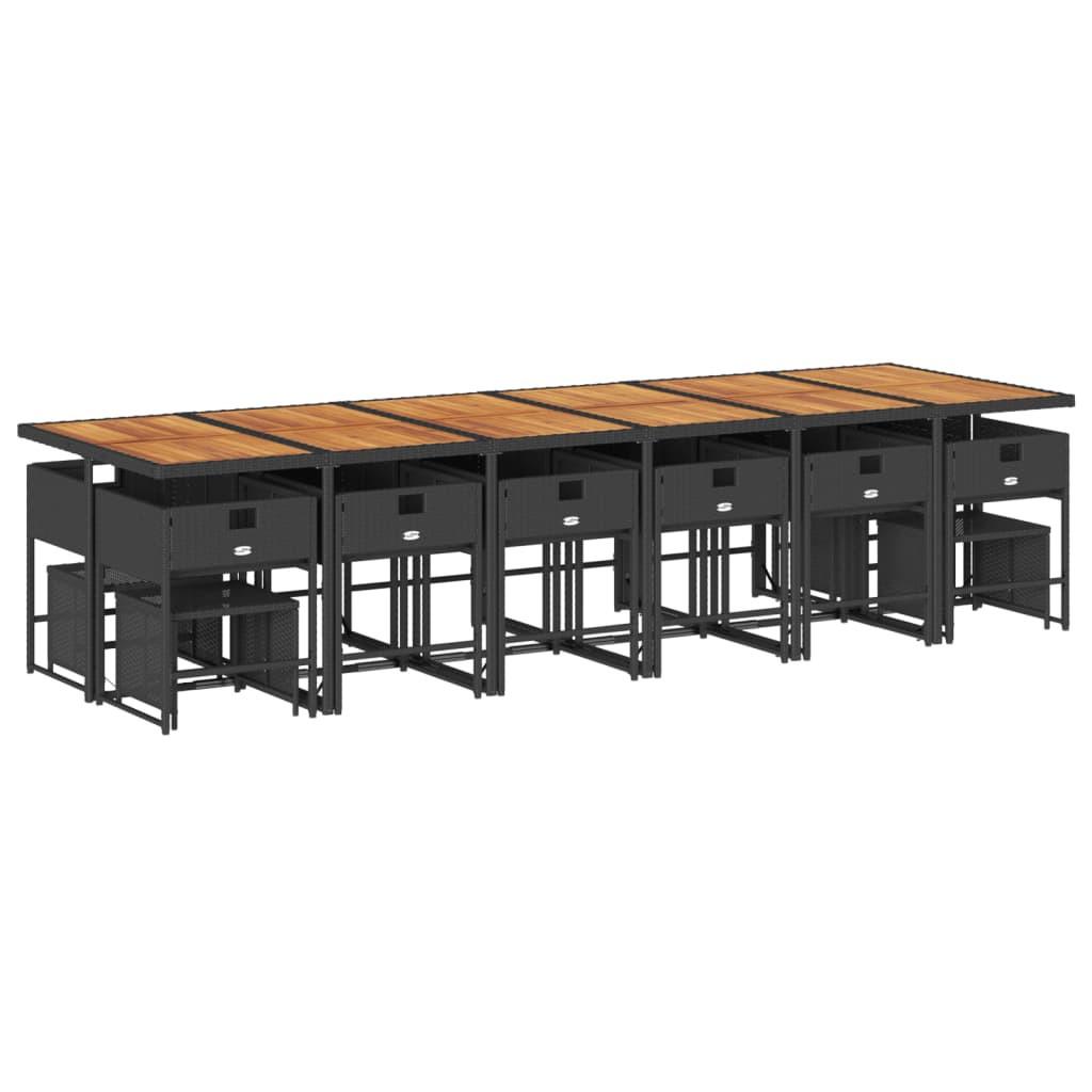 VidaXL Garten essgruppe poly-rattan