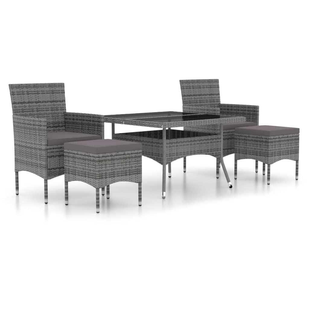 VidaXL Garten-essgruppe poly-rattan