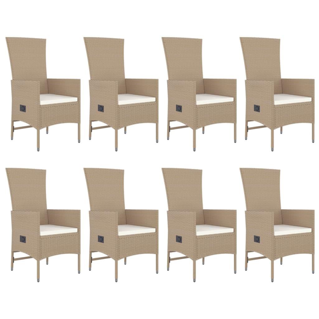 VidaXL Garten essgruppe poly-rattan