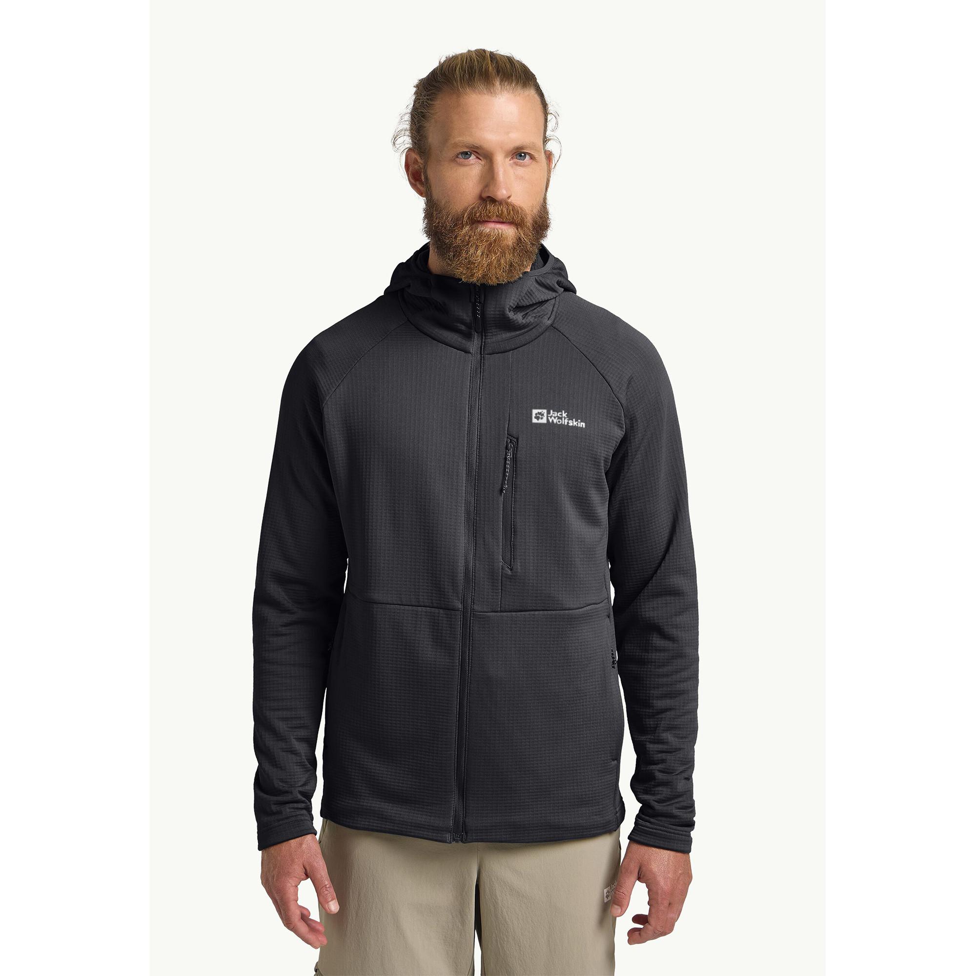 Jack Wolfskin Kolbenberg Hooded Fz M Fleecejacke mit Kapuze