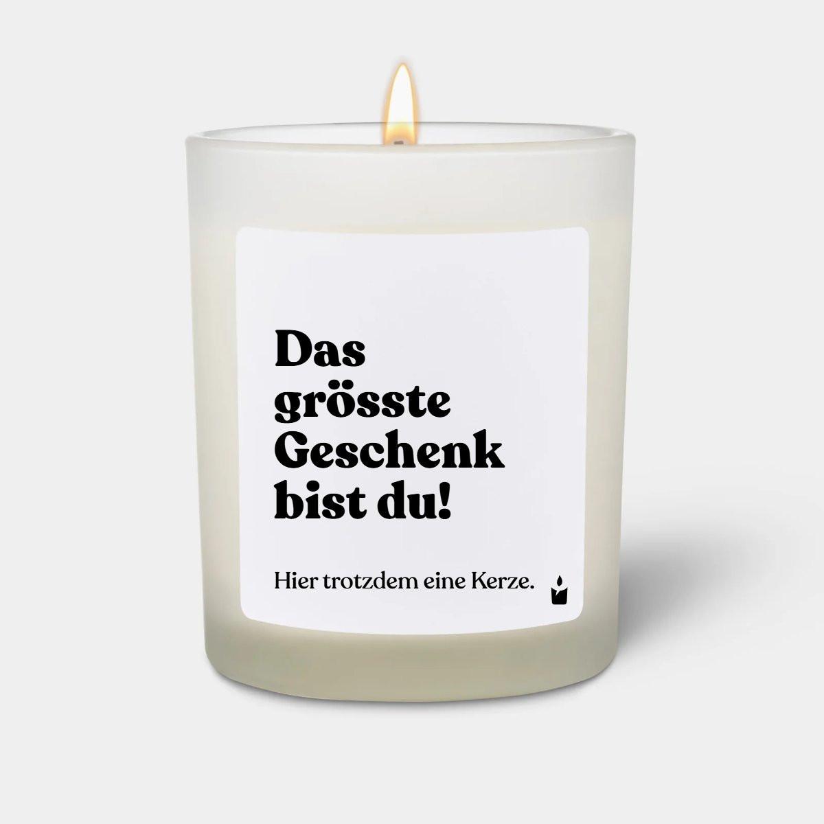 CandleHand Duftkerze Flowery Das grösste Geschenk bist du!