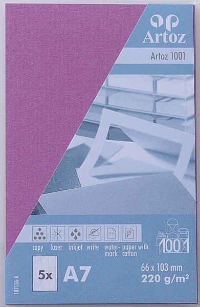 Artoz ARTOZ Visitenkarten 1001 A7, 5 Blatt