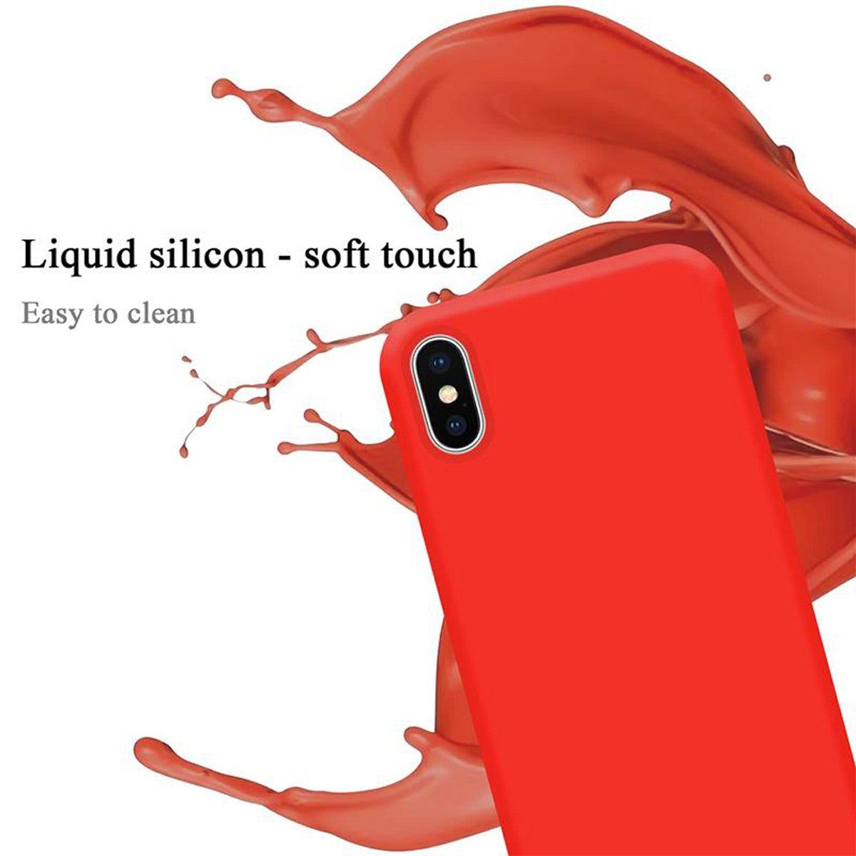 Cadorabo Hülle für Apple iPhone X / XS TPU Silikon Liquid