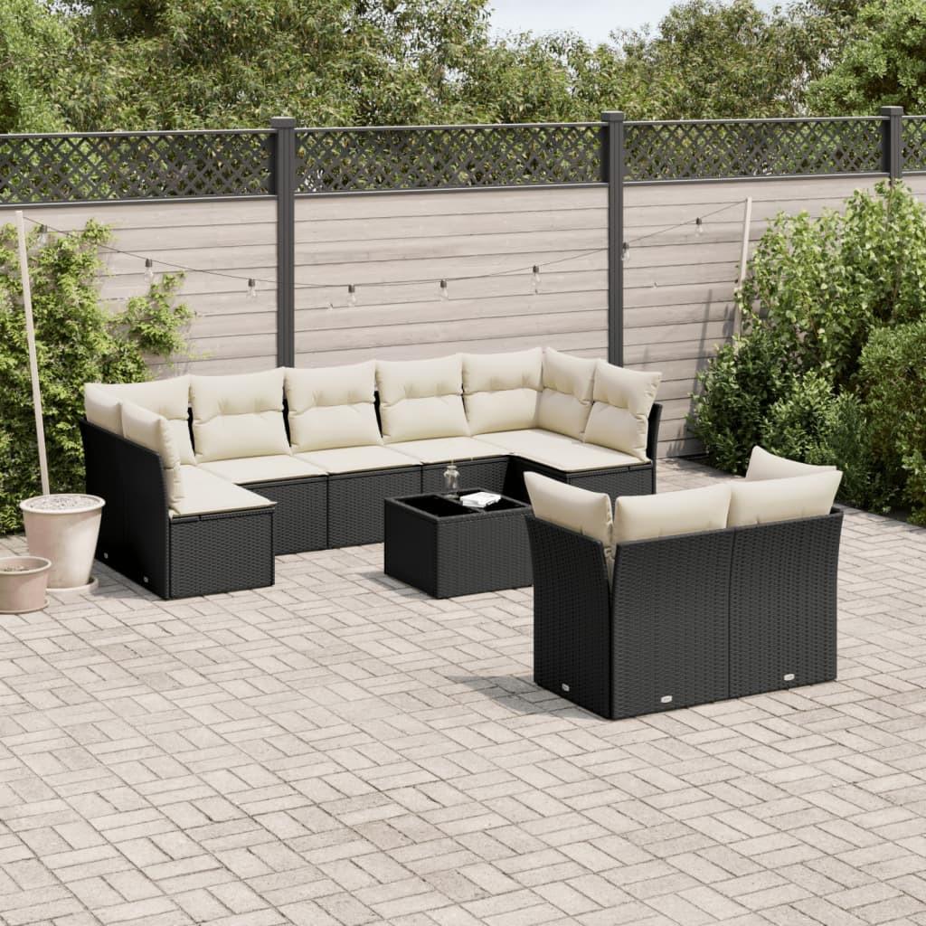 VidaXL Garten sofagarnitur poly-rattan