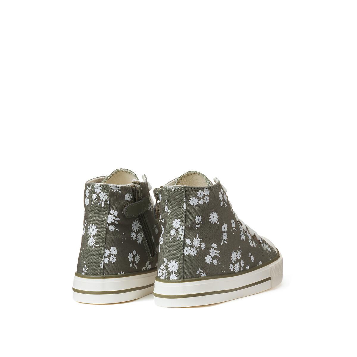 La Redoute Collections Hohe Sneakers mit Blumenmuster