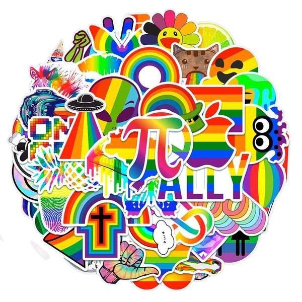 eStore 50x Aufkleber und Abziehbilder – VSCO Pride