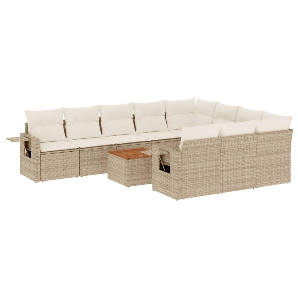 VidaXL Garten sofagarnitur poly-rattan