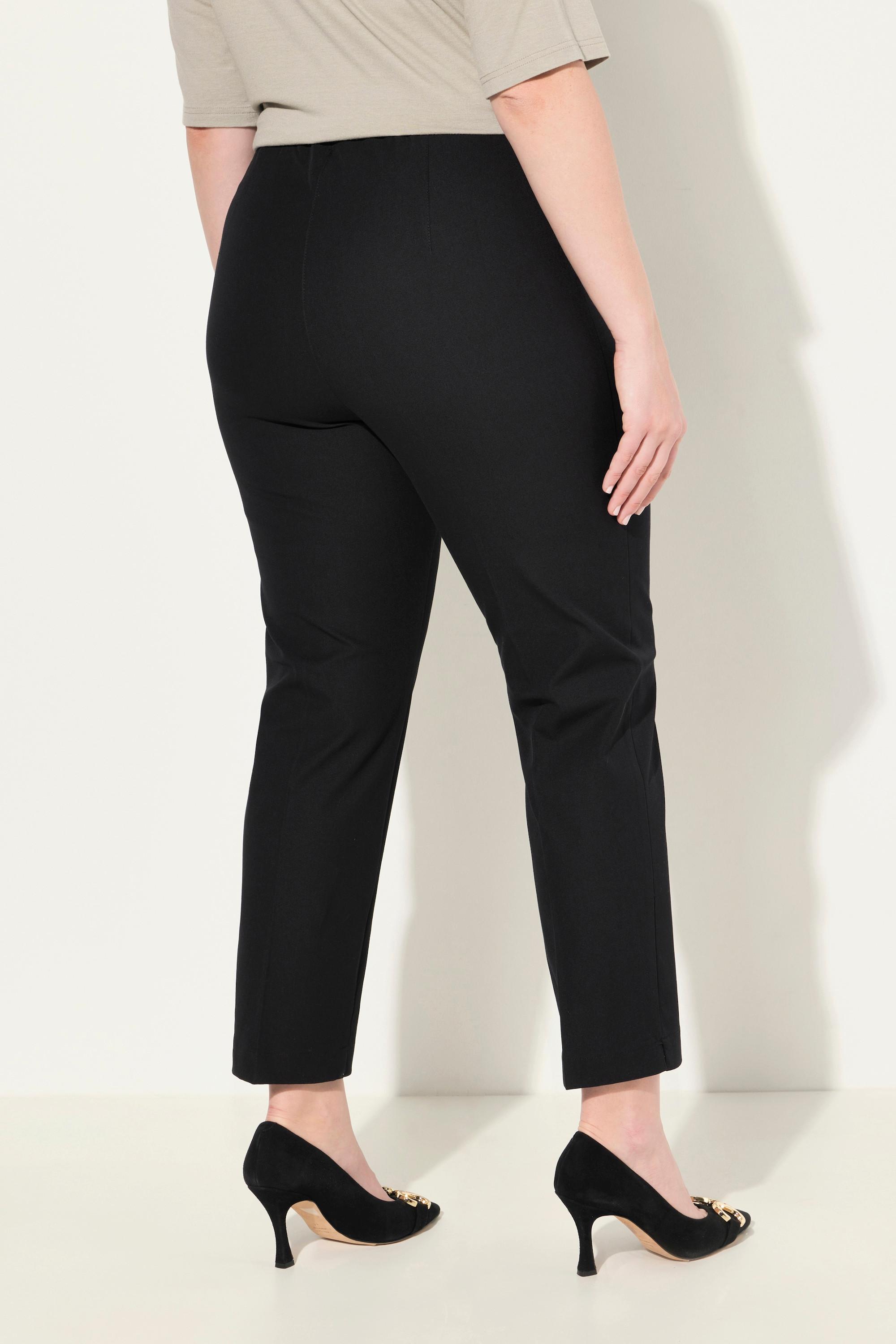 Ulla Popken 7/8 Hose Schmales Bein Elastikbund