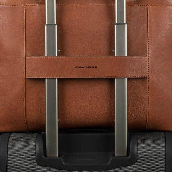 Piquadro Black Square - Schmale 15 Zoll Laptoptasche