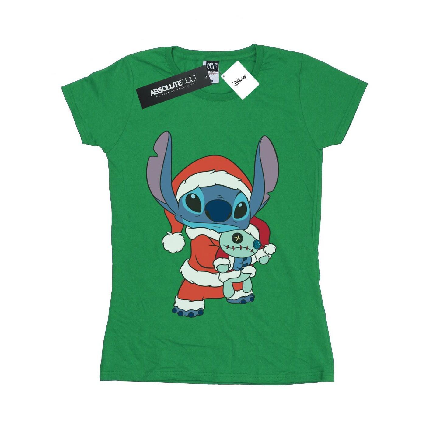 Disney Lilo and Stitch Christmas Santa Stitch T-Shirt