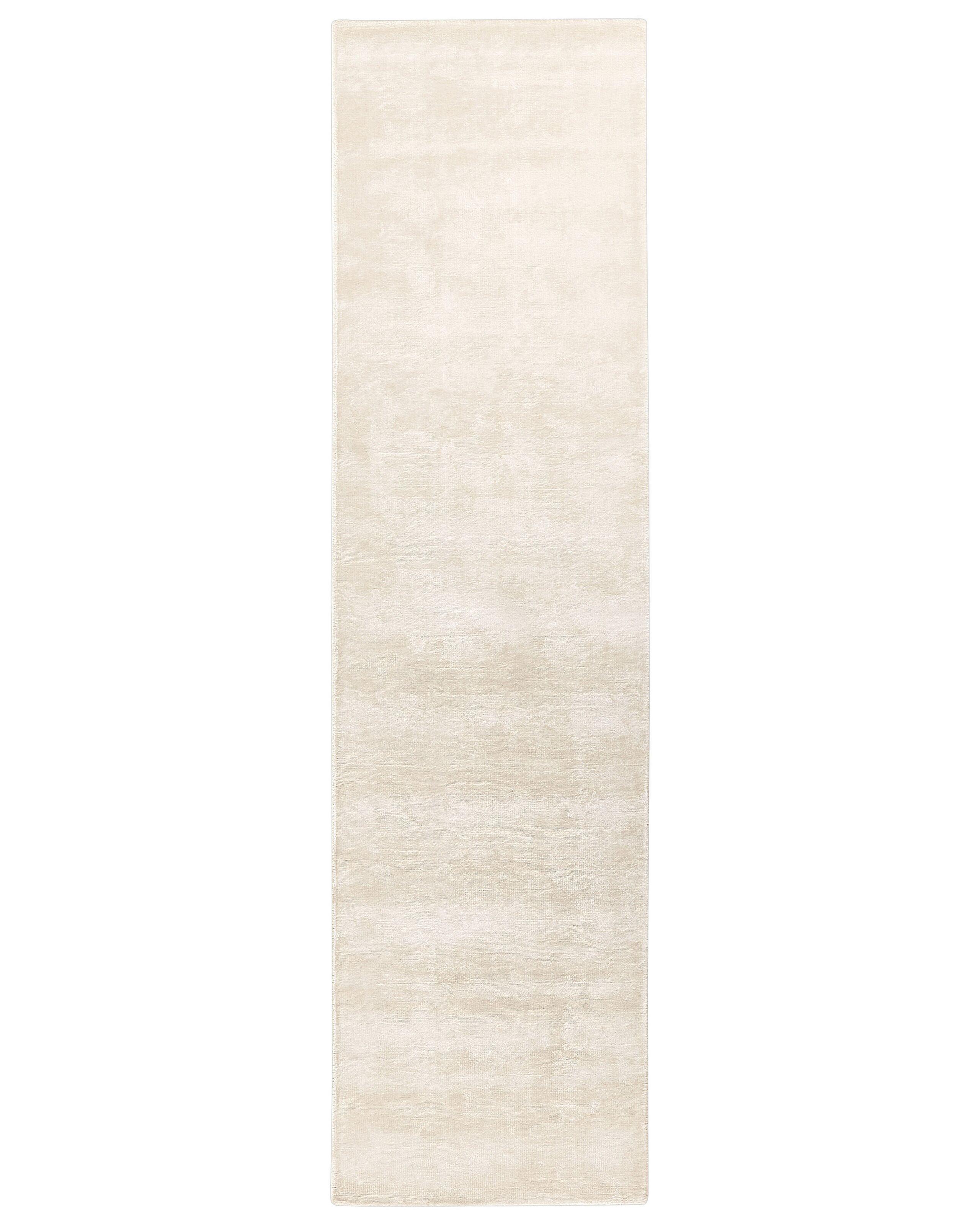 Beliani Teppich aus Viskose Minimalistisch GESI II