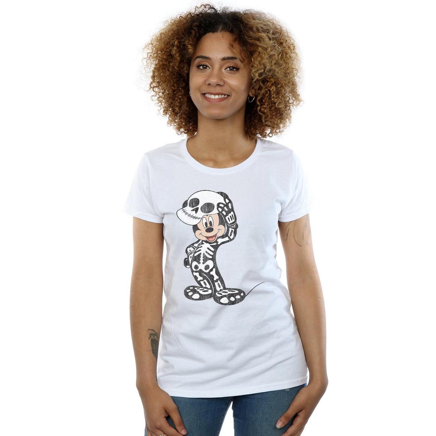 Disney Mickey Mouse Skelett Print T-Shirt