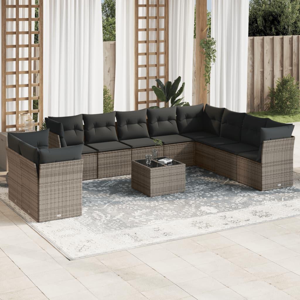 VidaXL Garten sofagarnitur poly-rattan