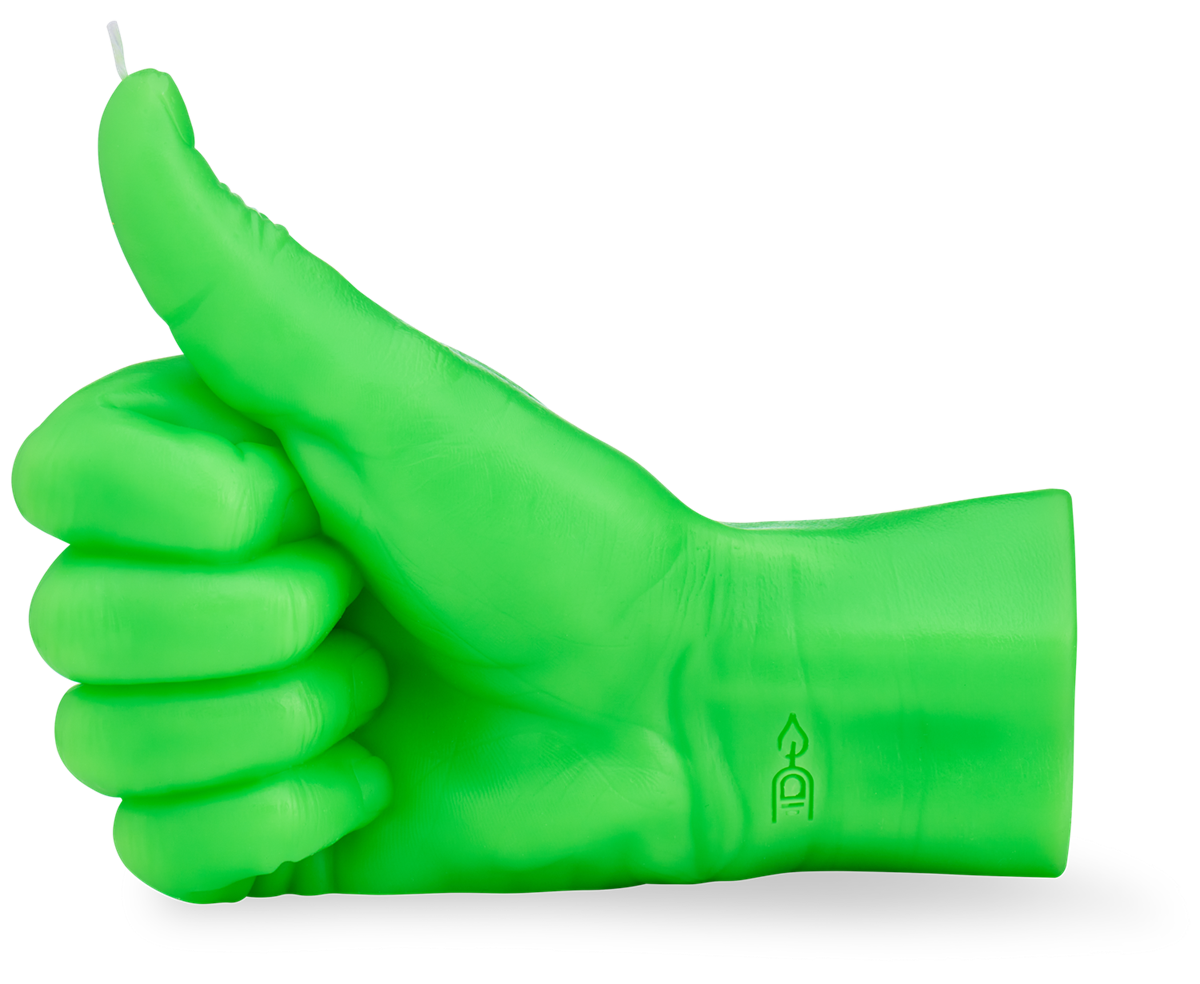 CandleHand Thumbs Up
