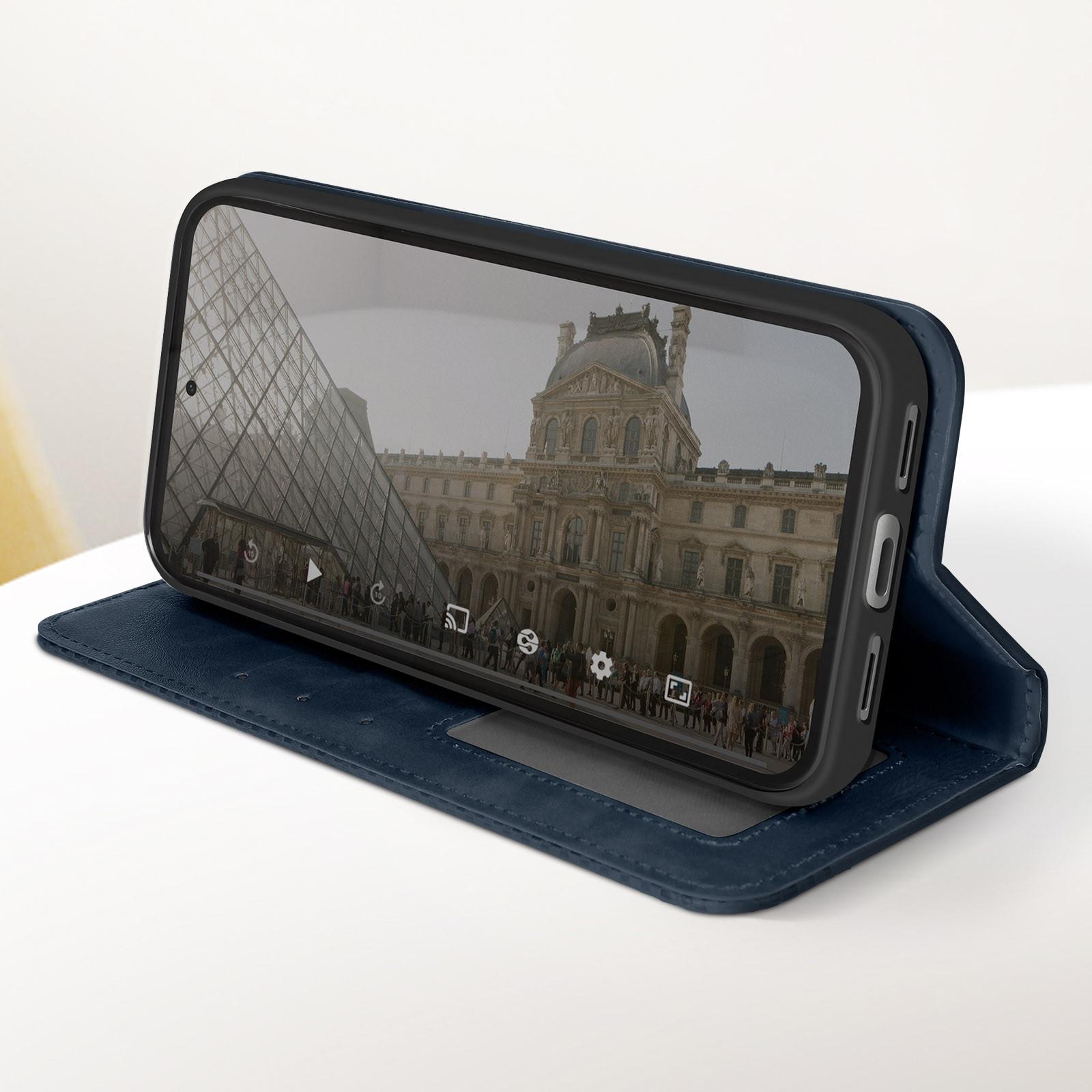 Avizar Google Pixel 8 Klappetui Dunkelblau