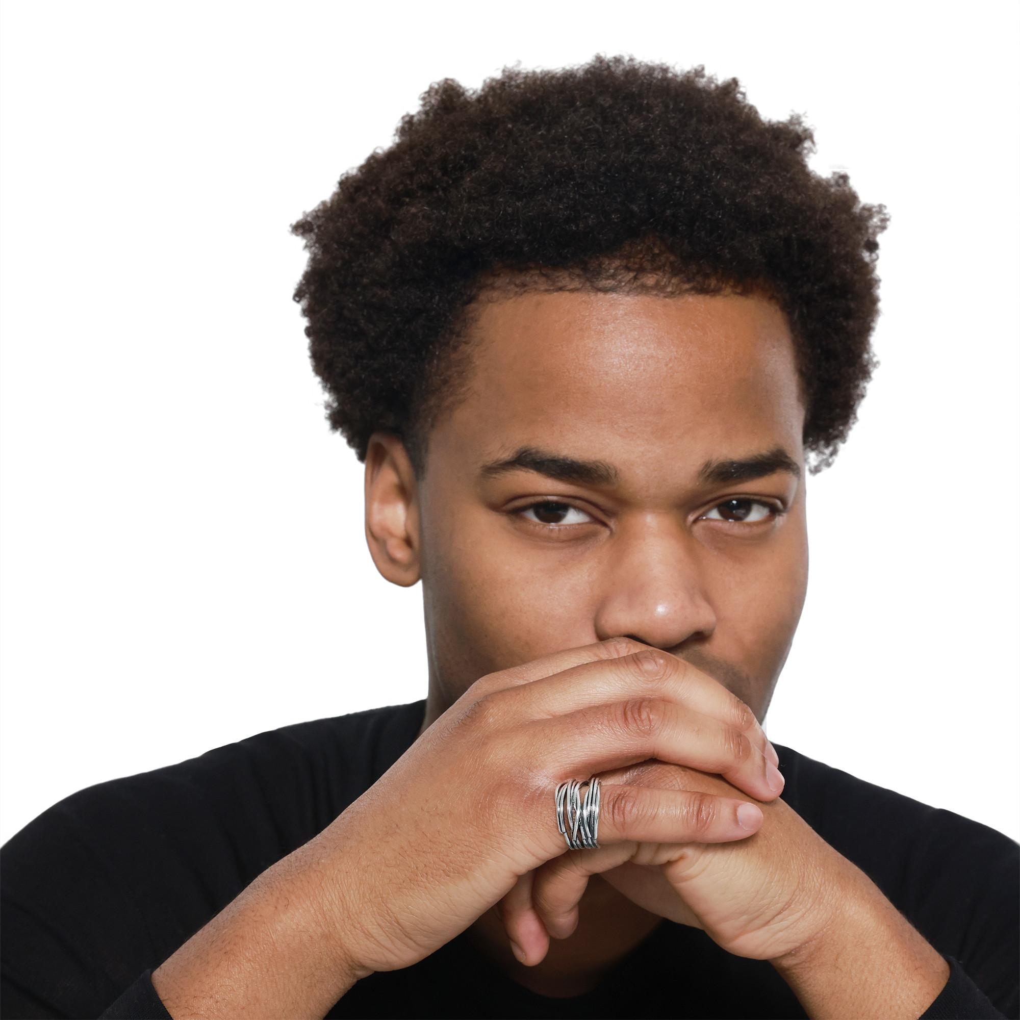 Heideman Lars silberfarben poliert