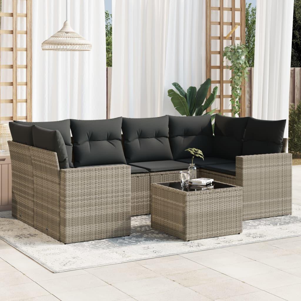 VidaXL Garten sofagarnitur poly-rattan