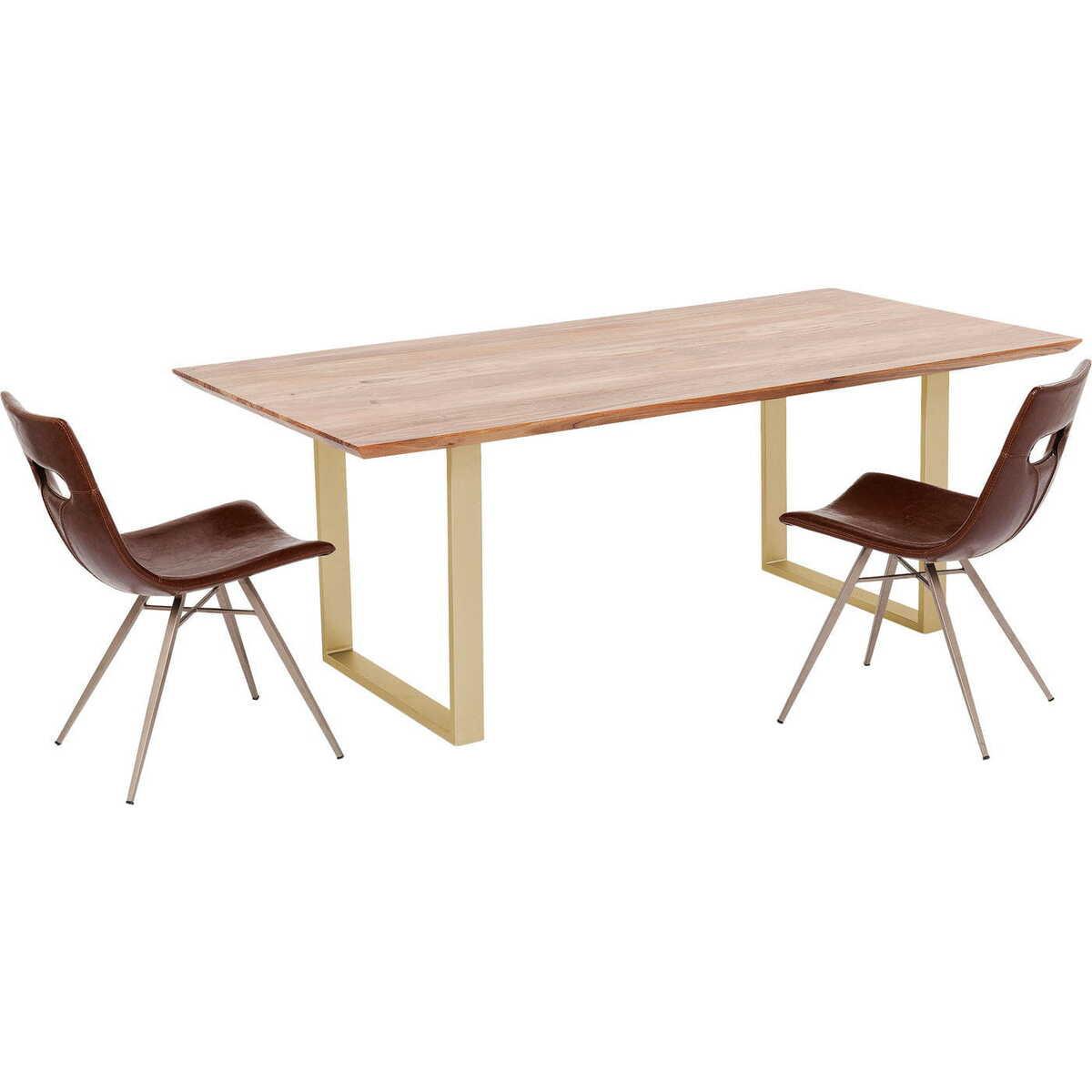 KARE Design Tisch Symphony Messing 160x80