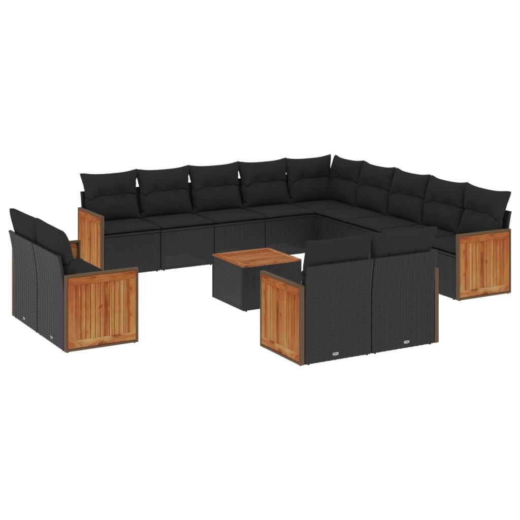 VidaXL Garten sofagarnitur poly-rattan